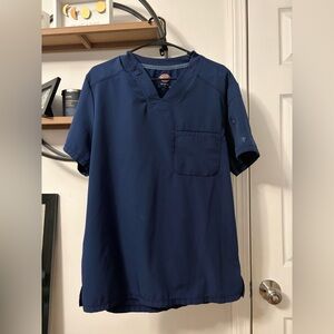 Dickies navy blue scrub top Size M #scrubs #medical